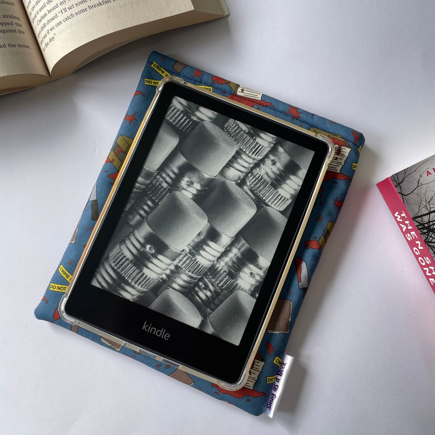 Blue Thriller Kindle Sleeve