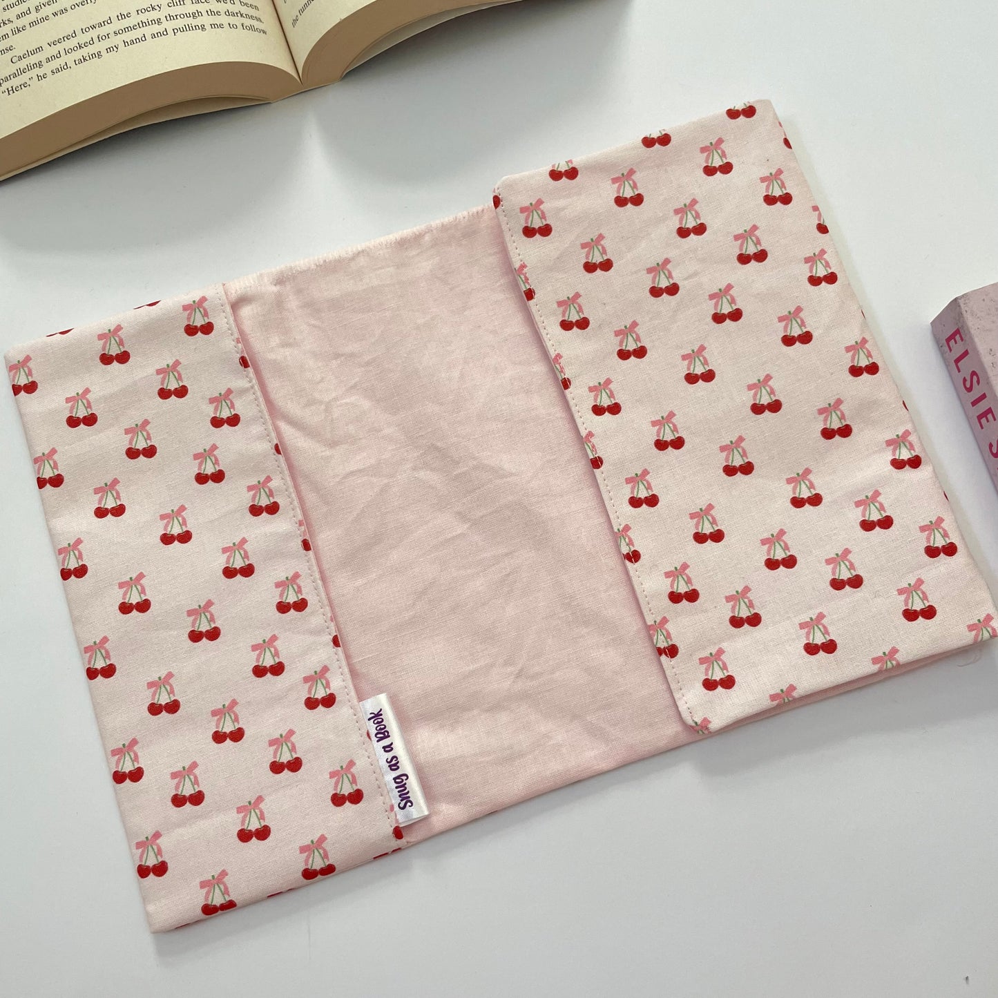 Cherry Fabric Dust Jacket