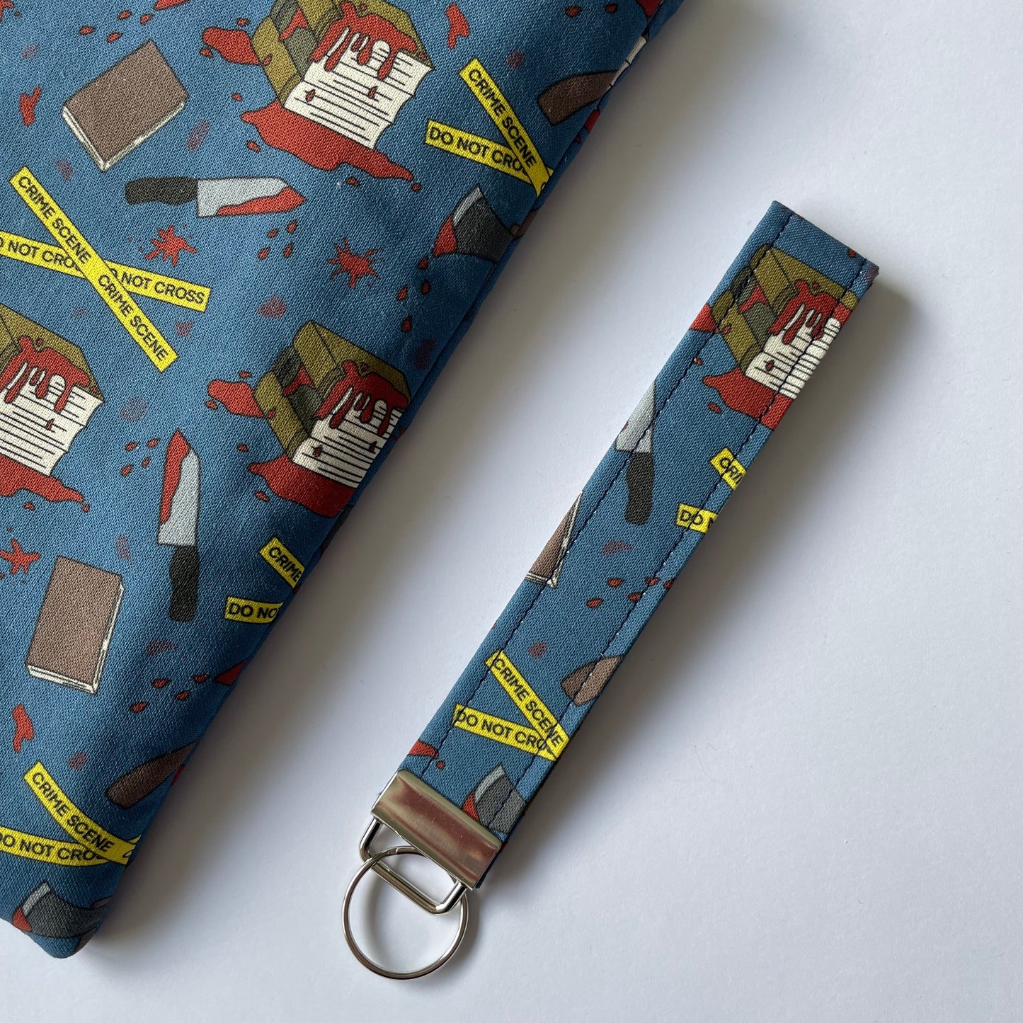 Blue Thriller Keyring