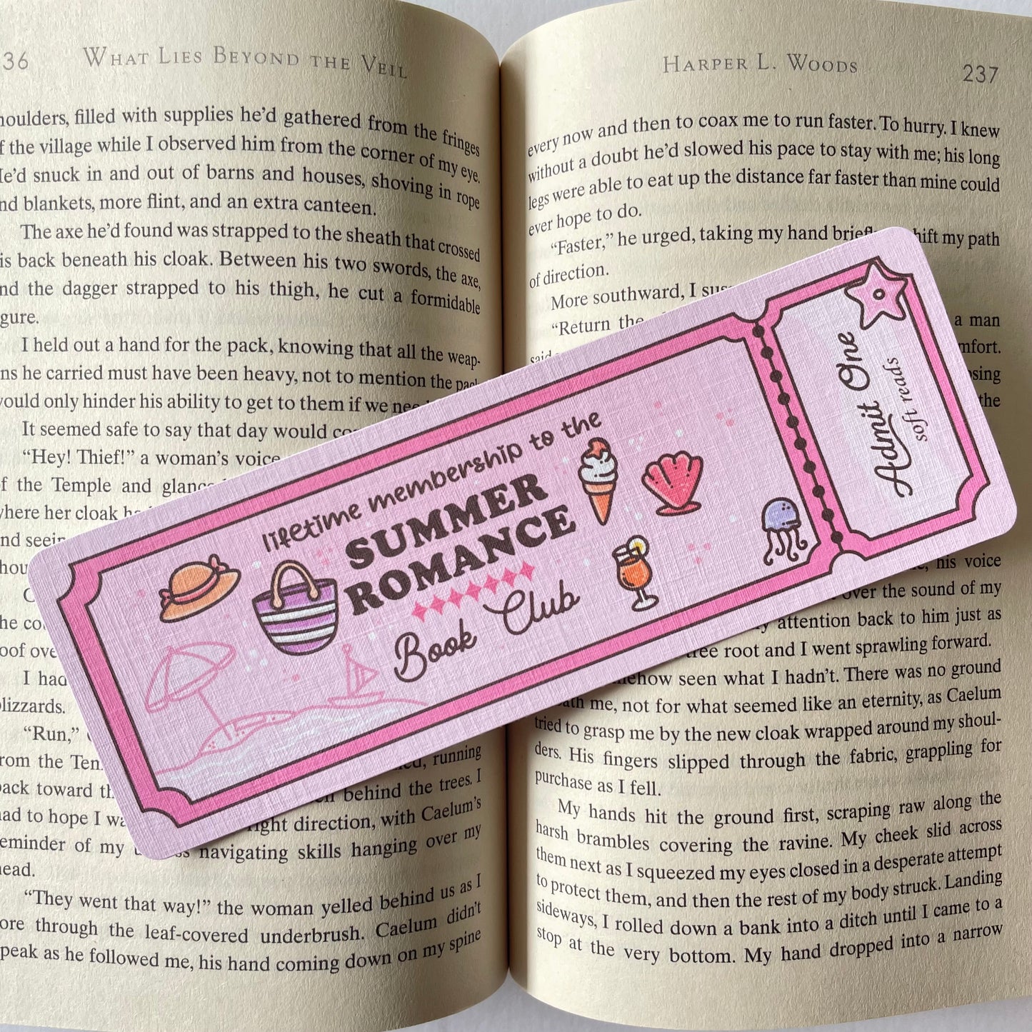 Summer Romance Bookmark