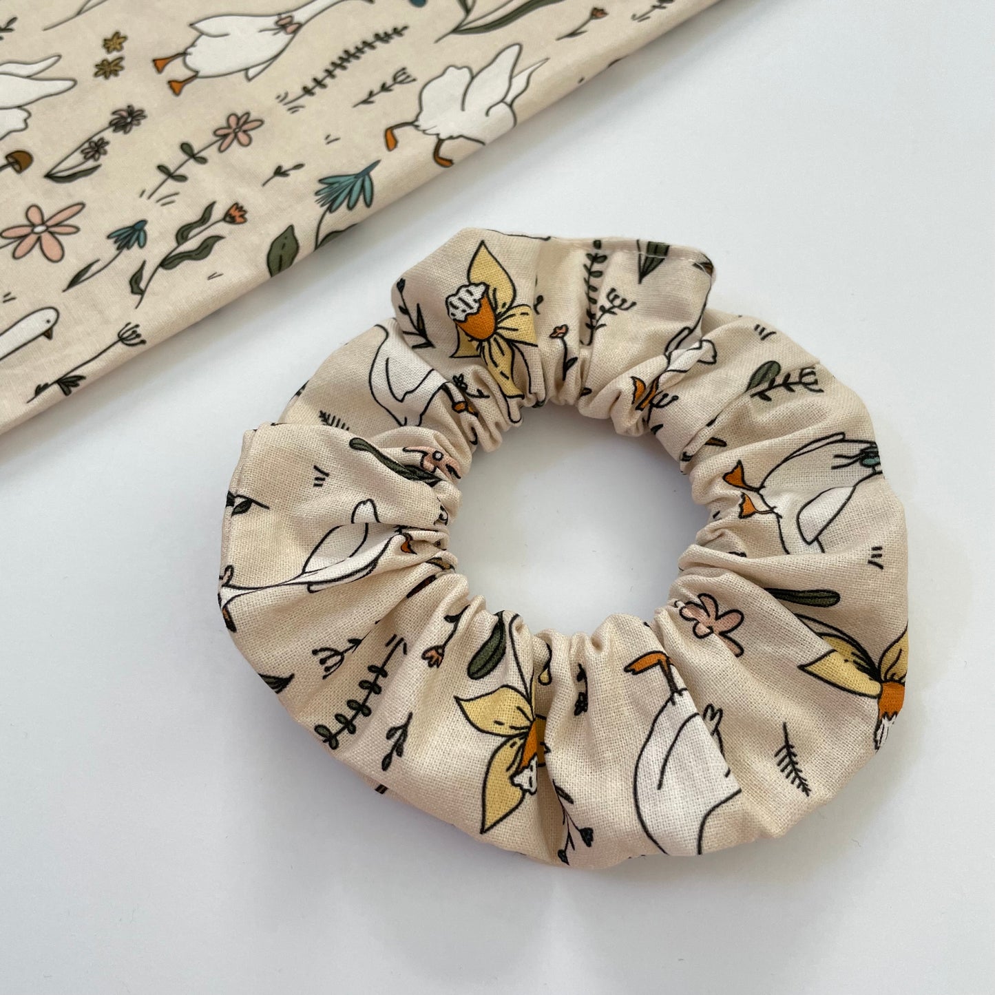 Goose Scrunchie