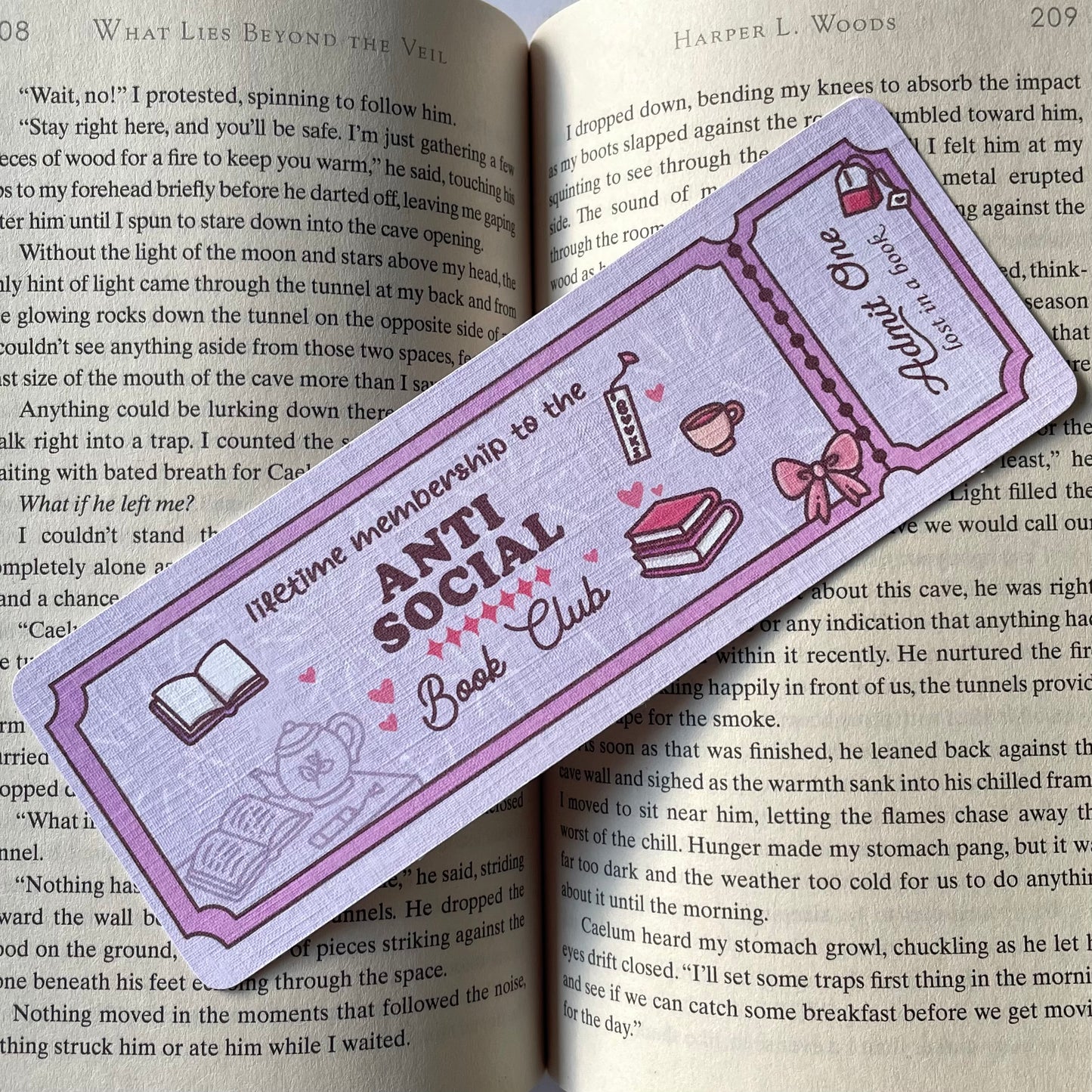 Anti Social Bookmark