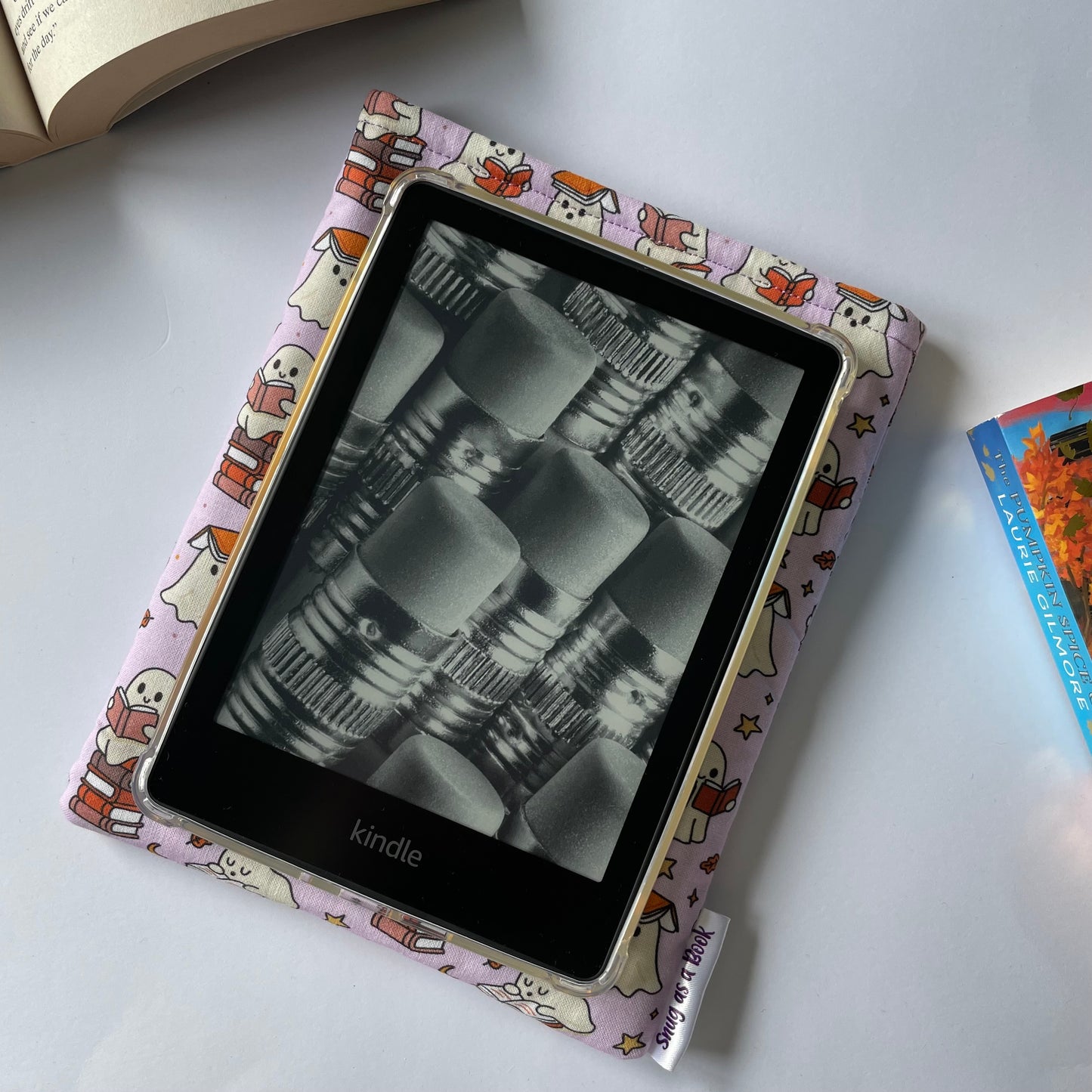 Purple Ghost Kindle Sleeve
