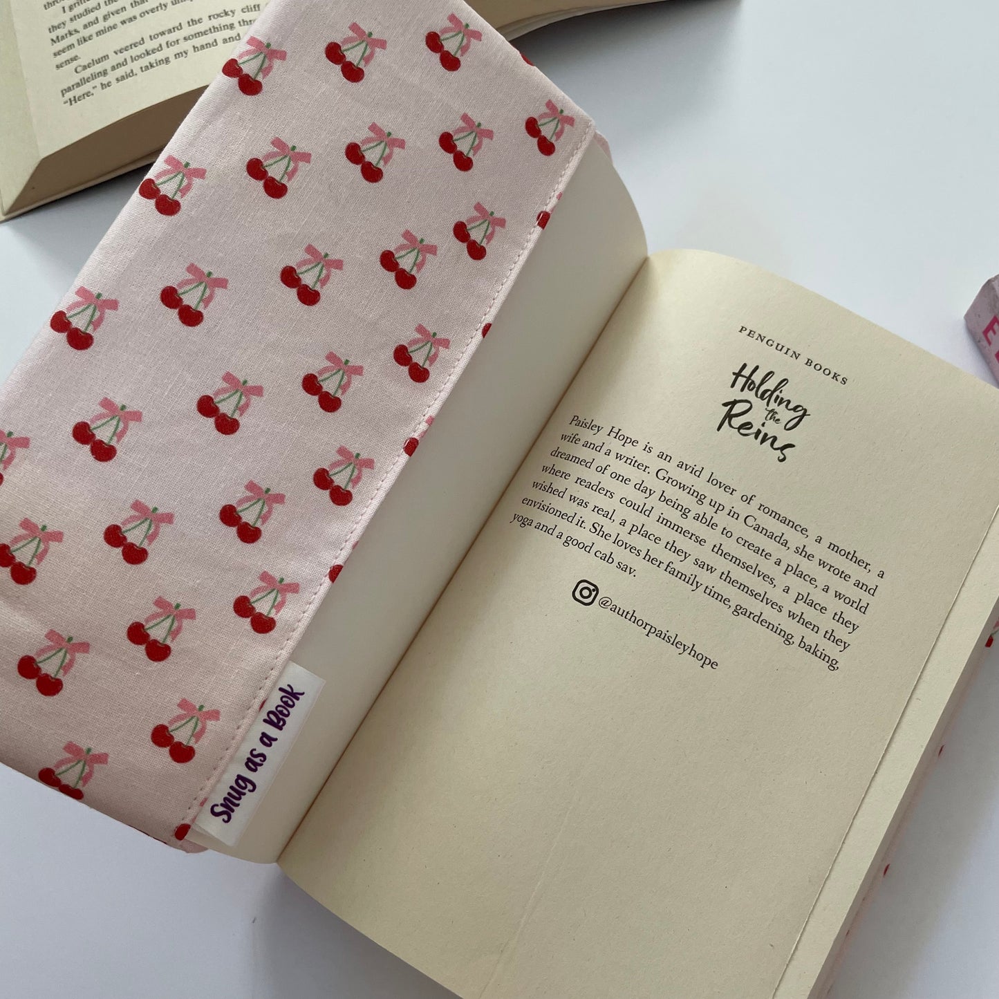 Cherry Fabric Dust Jacket