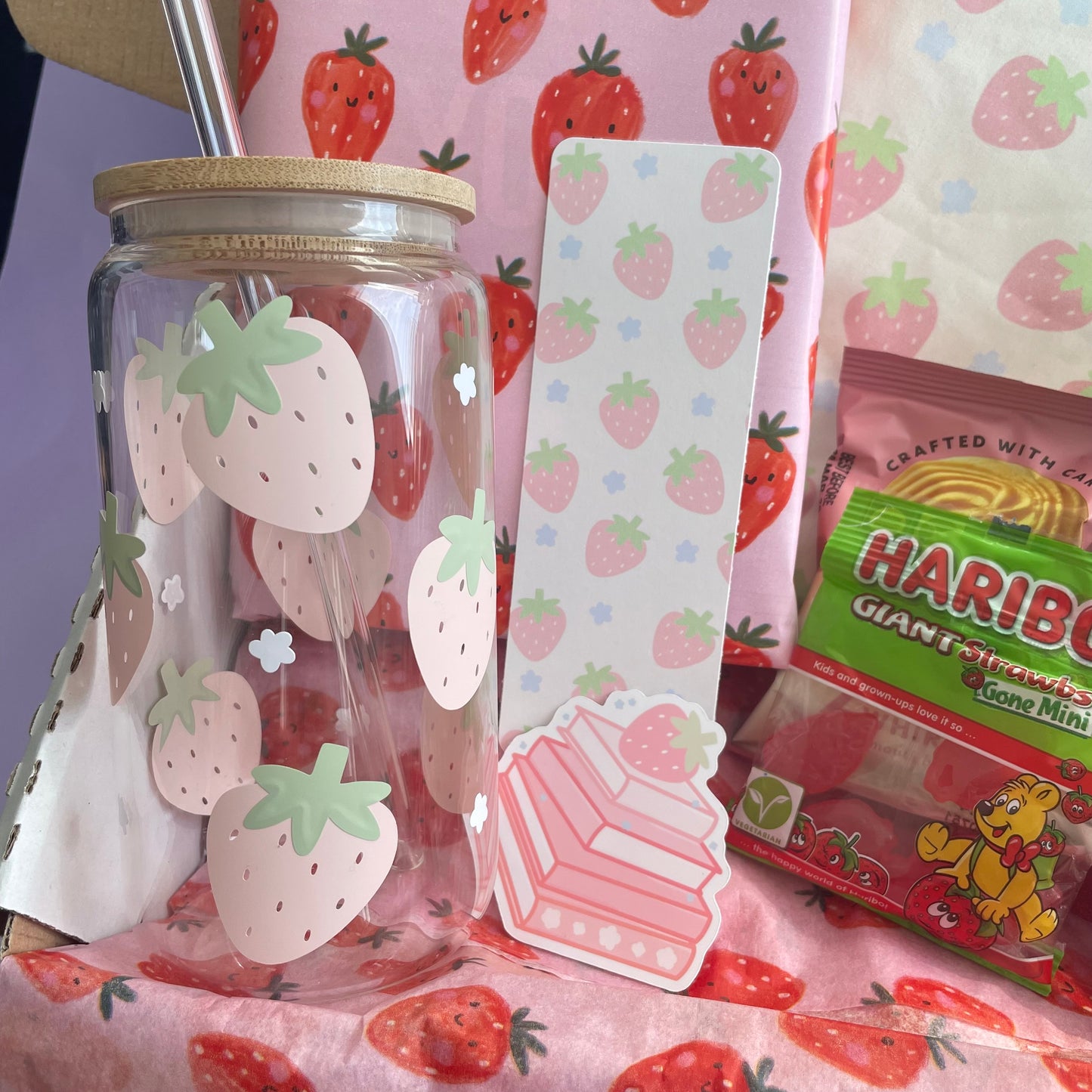 Limited Edition Strawberry Book Box