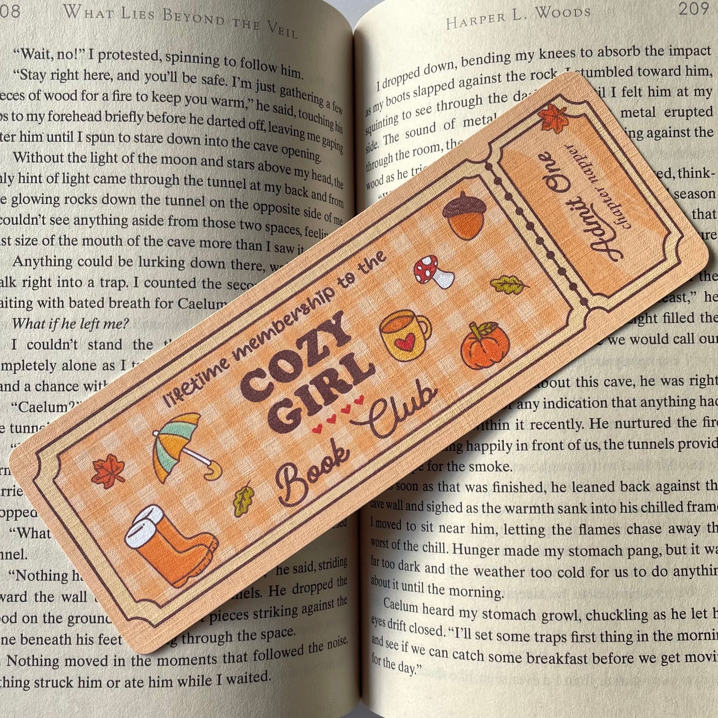 Cozy Girl Bookmark