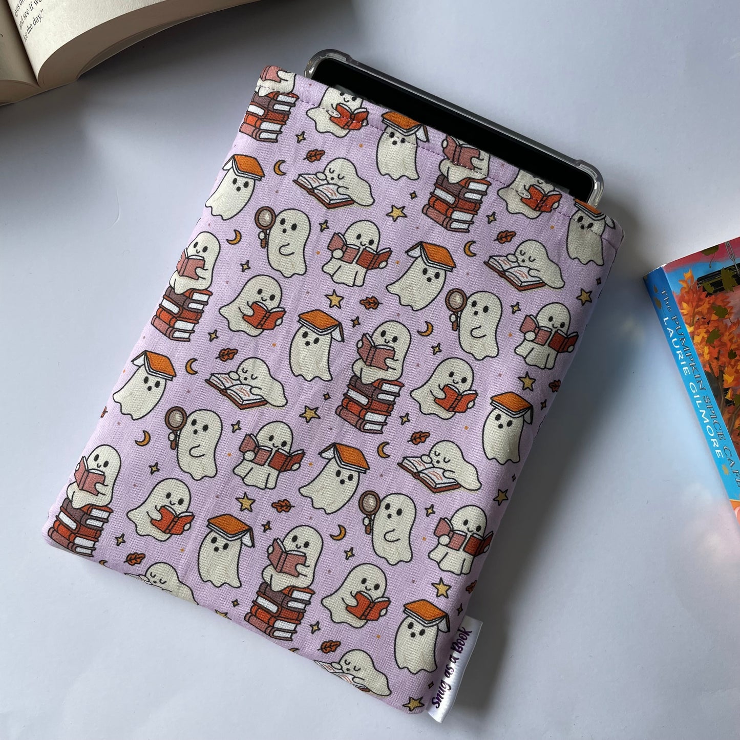 Purple Ghost Kindle Sleeve