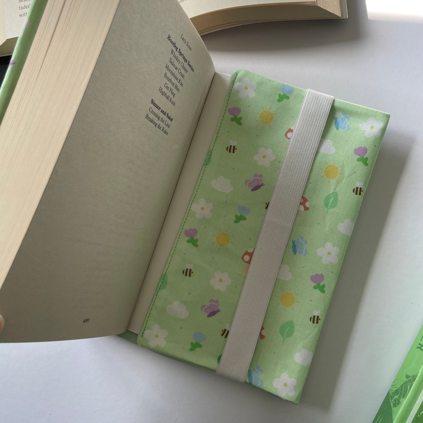 Spring Doodles Fabric Dust Jacket