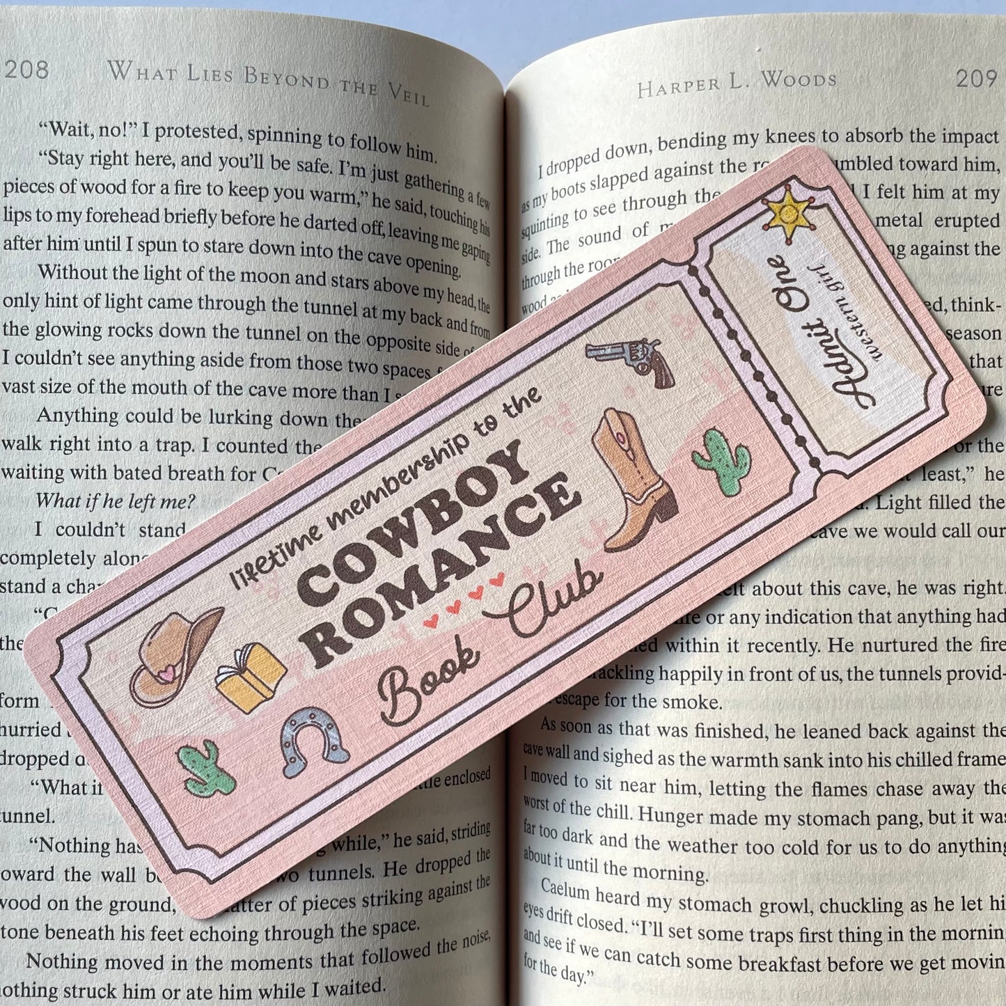 Cowboy Romance Bookmark