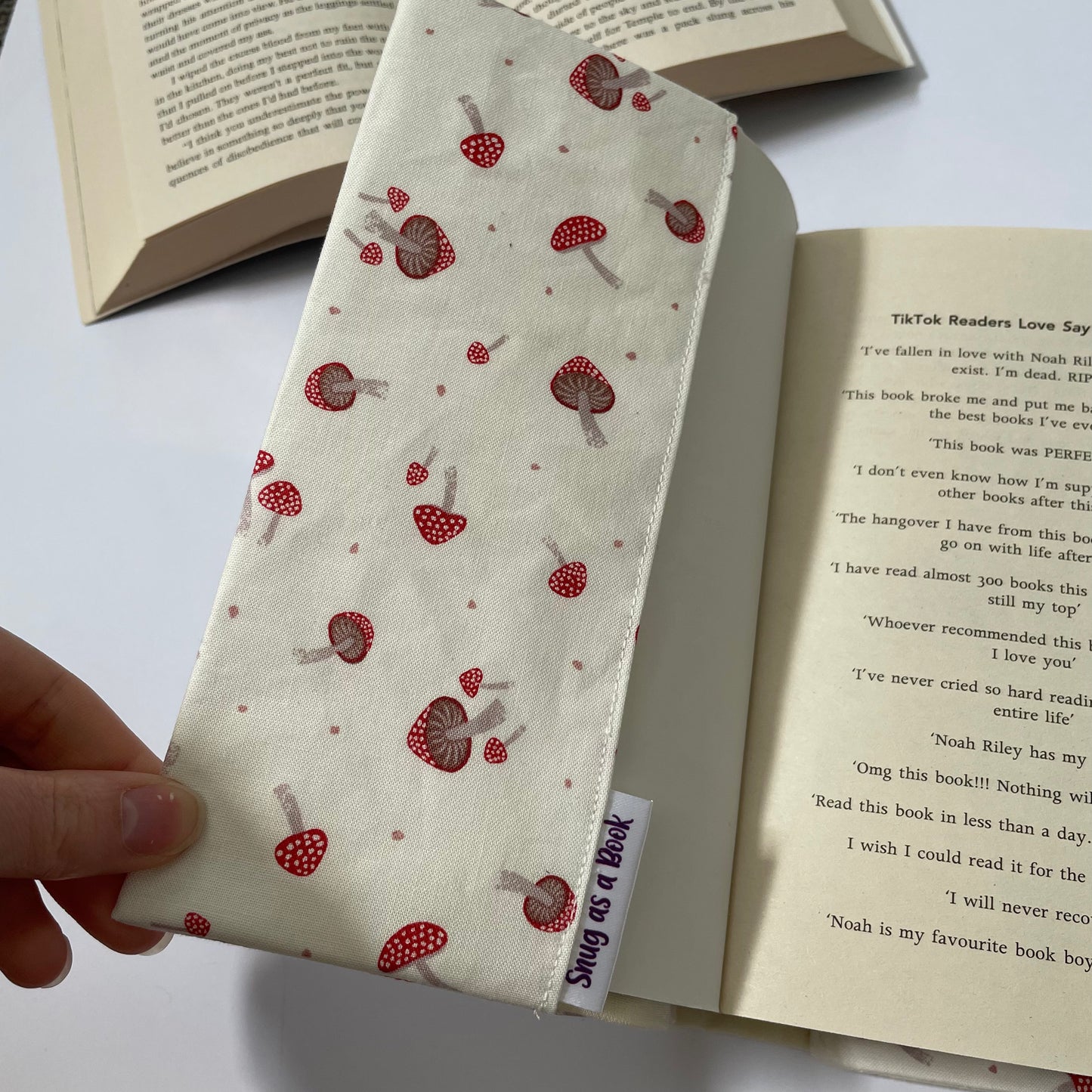 Mushroom Fabric Dust Jacket