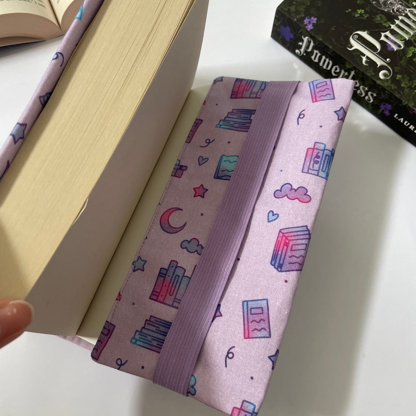Book Lovers Fabric Dust Jacket