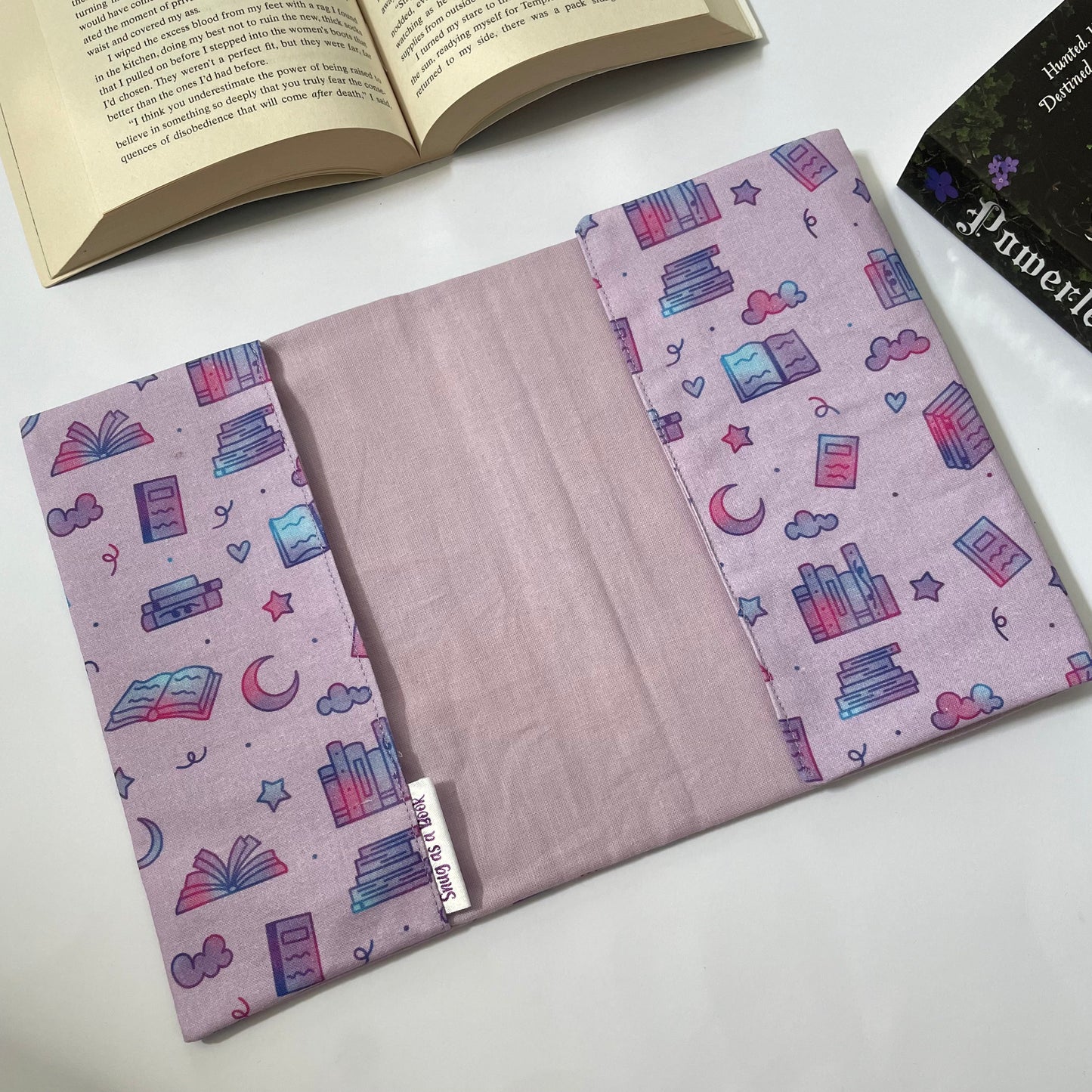 Book Lovers Fabric Dust Jacket