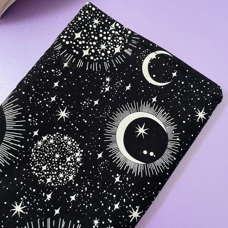 Glow in the Dark Moon and Stars Kindle Sleeve