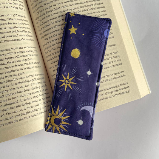 Blue Celestial Print Bookmark