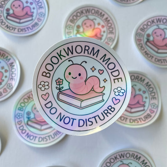 Bookworm Sticker