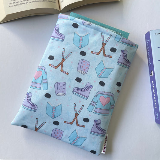 Ice Hockey Romance Book Sleeve