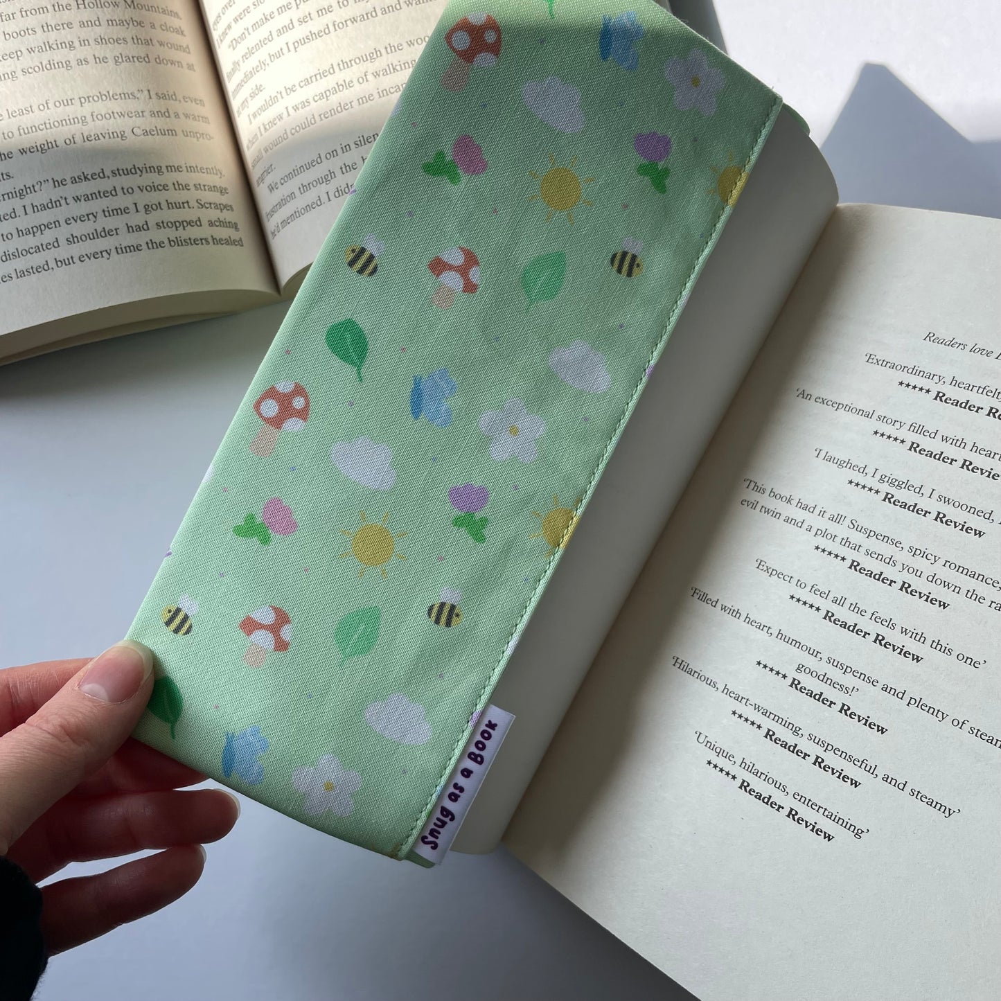 Spring Doodles Fabric Dust Jacket