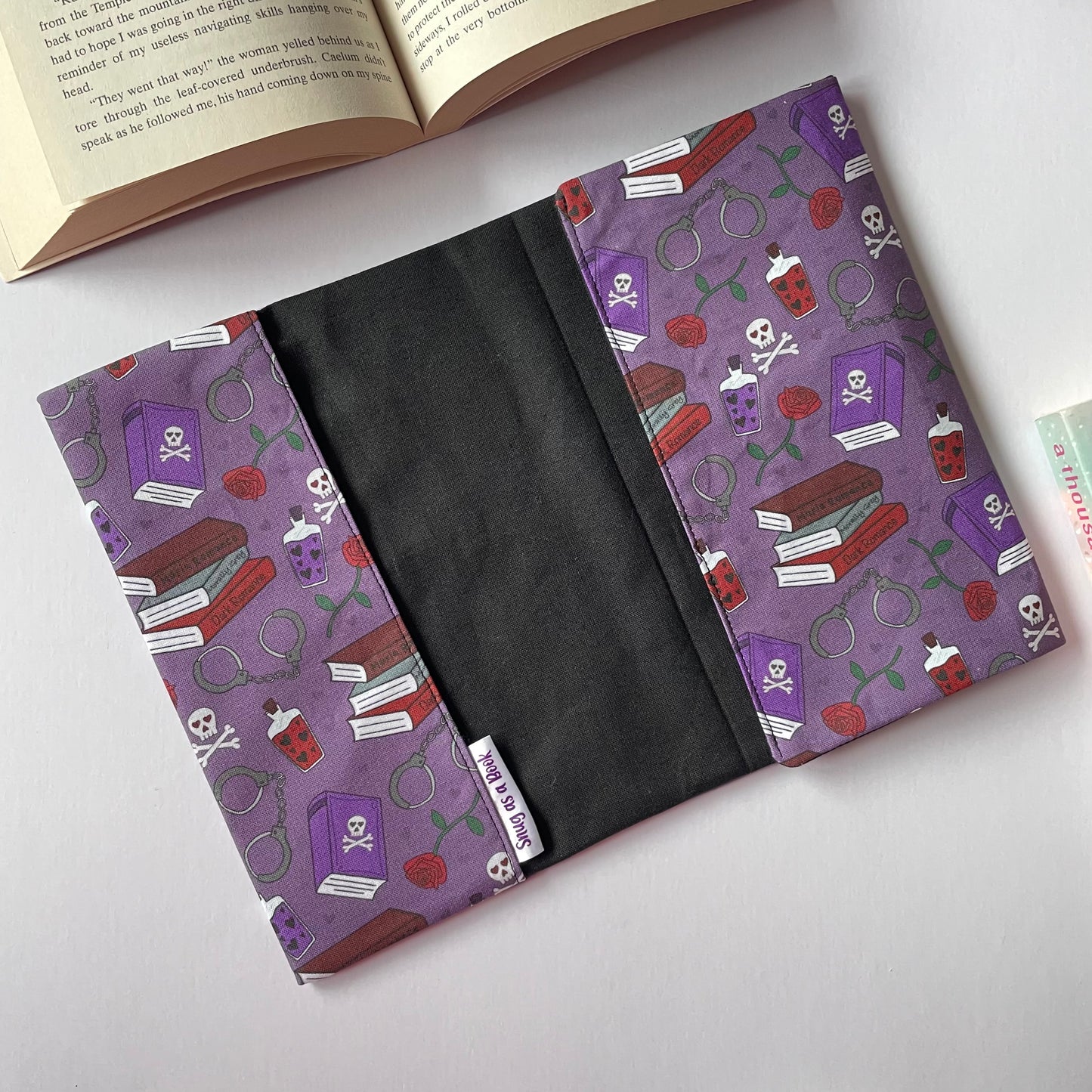 Dark Romance Fabric Dust Jacket