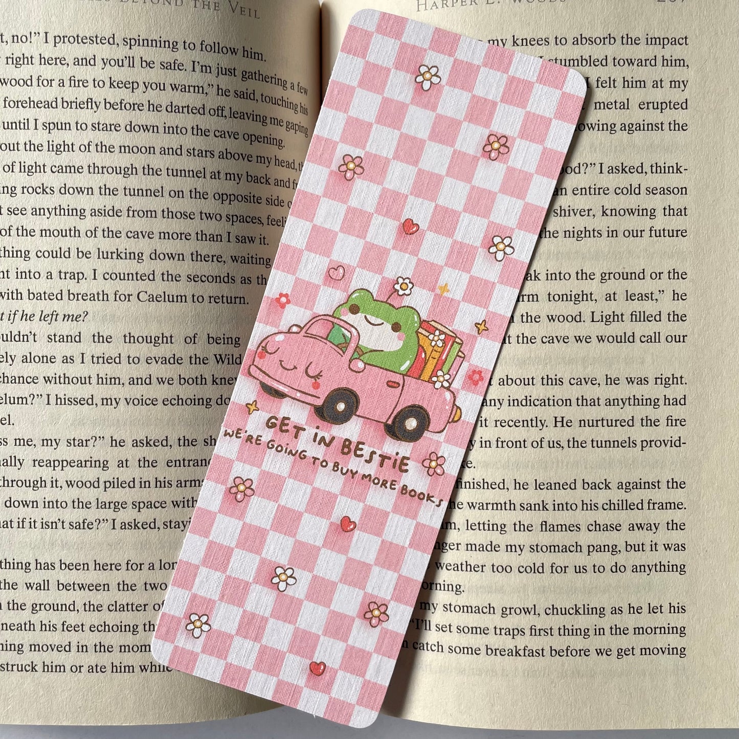 Driving Frog Bookmark