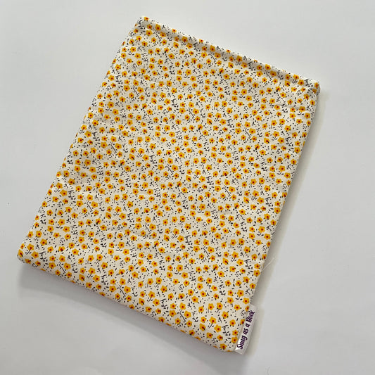 Yellow Flower Book Sleeve