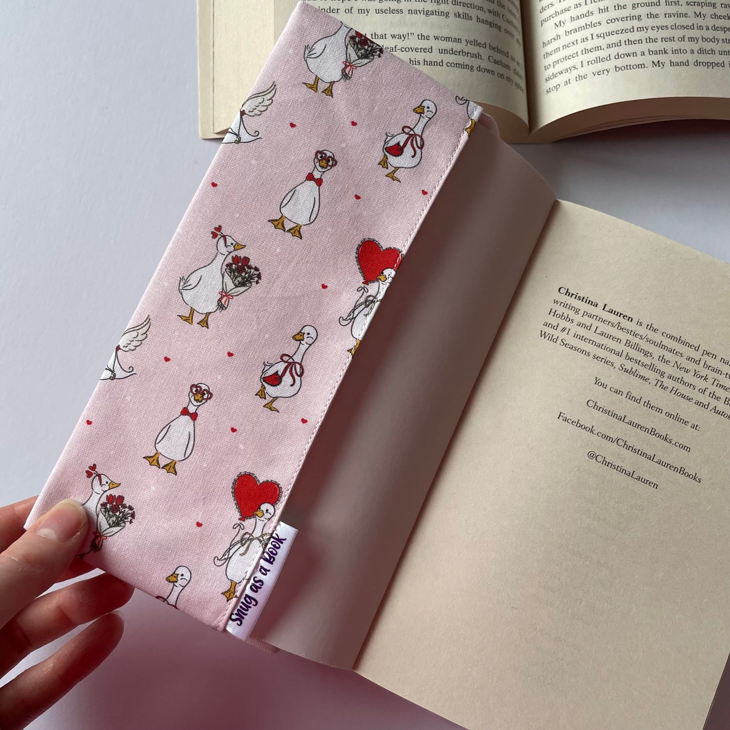 Romance Goose Fabric Dust Jacket