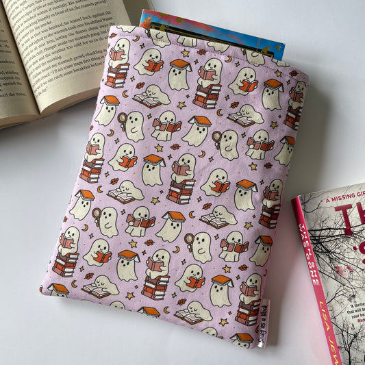 Purple Ghost Book Sleeve