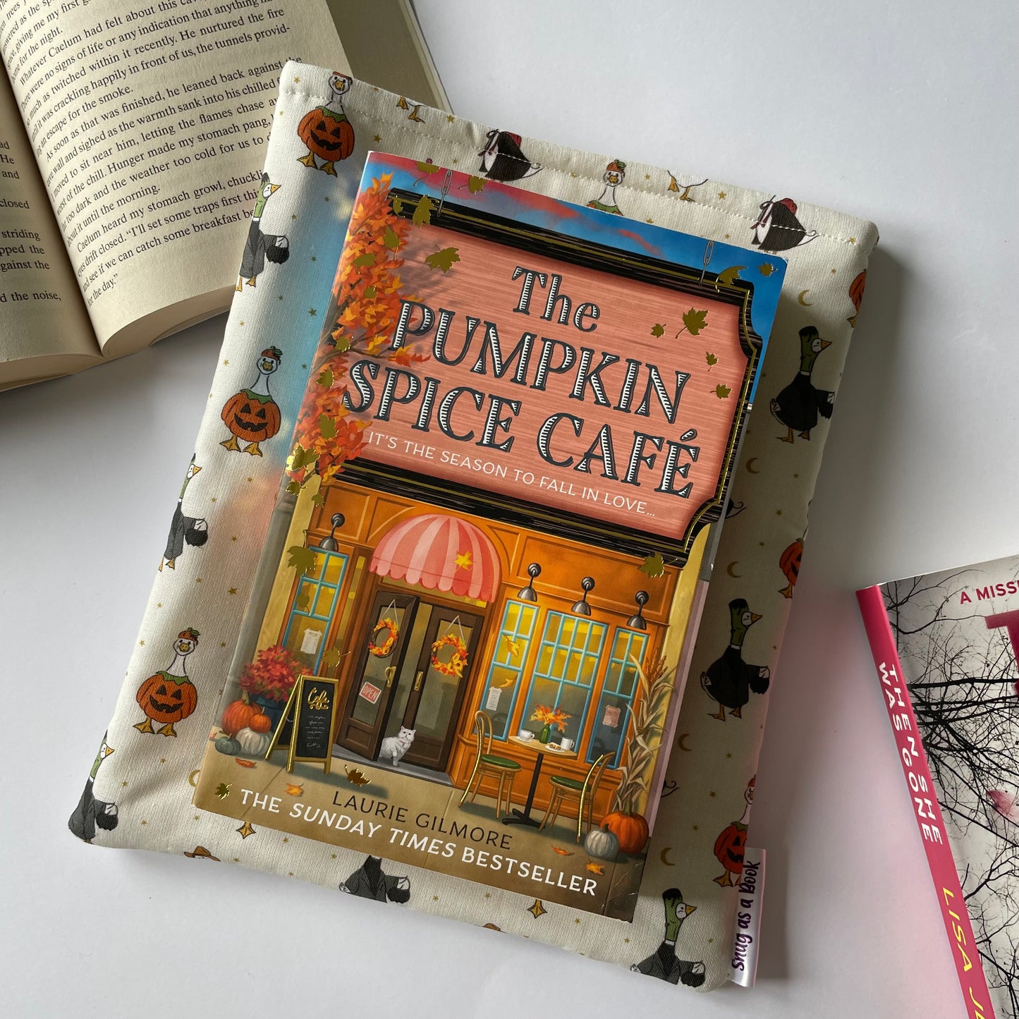 Halloween Goose Book Sleeve