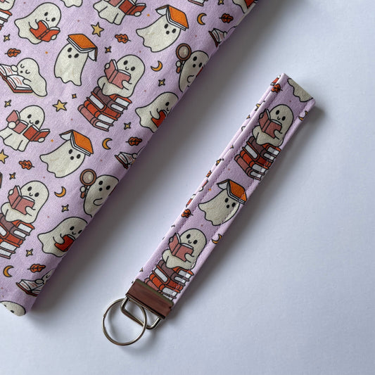 Purple Ghost Keyring