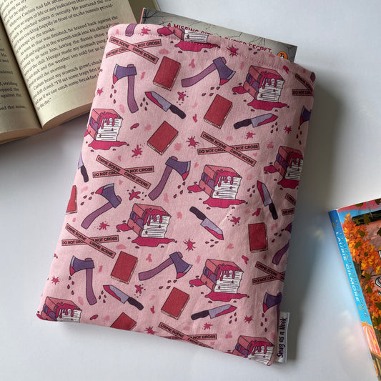 Pink Thriller Book Sleeve