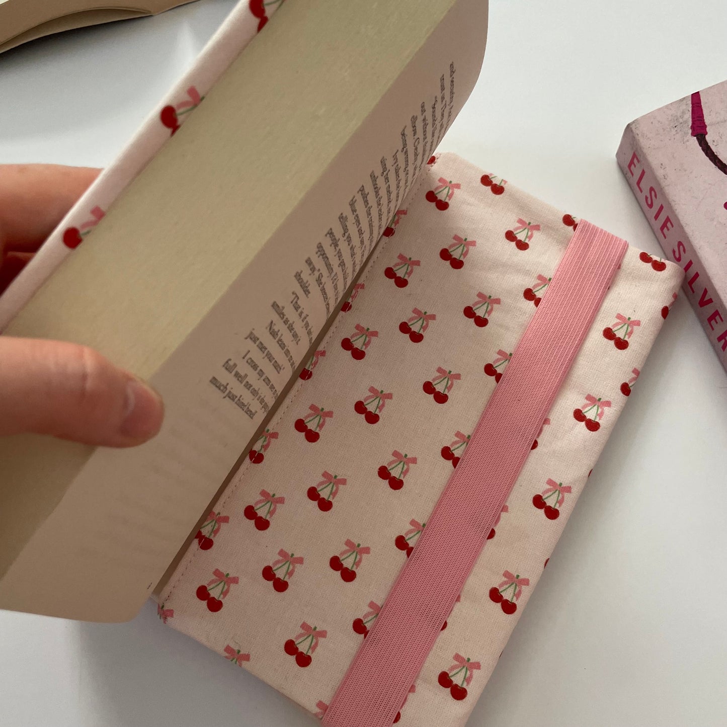 Cherry Fabric Dust Jacket