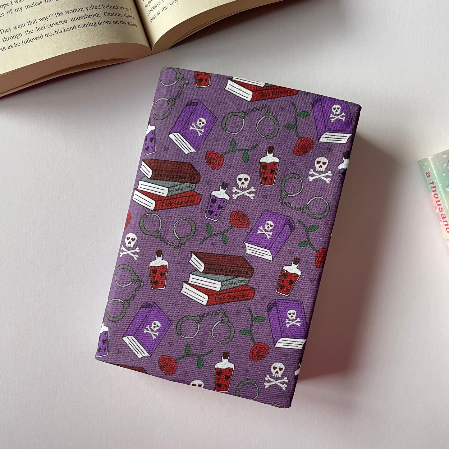 Dark Romance Fabric Dust Jacket