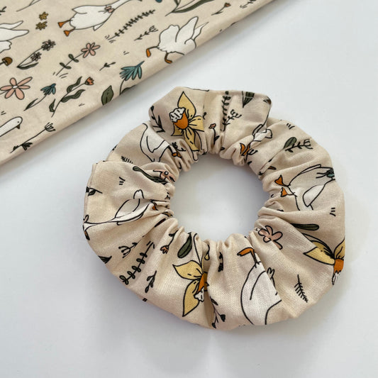 Goose Scrunchie