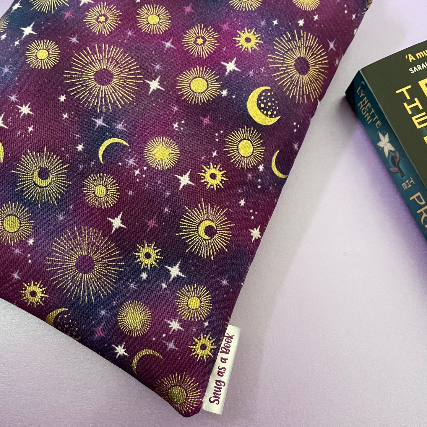 Purple Lunar Book Sleeve