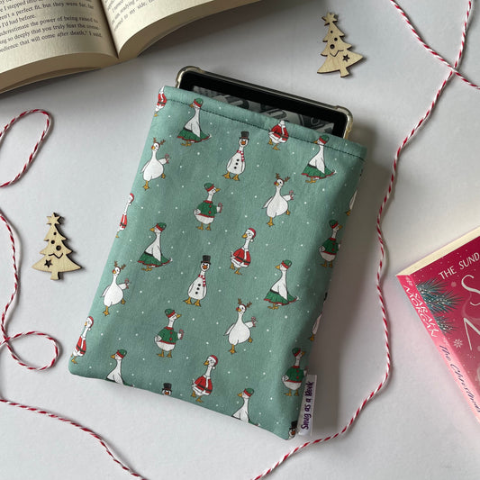 Christmas Goose Kindle Sleeve