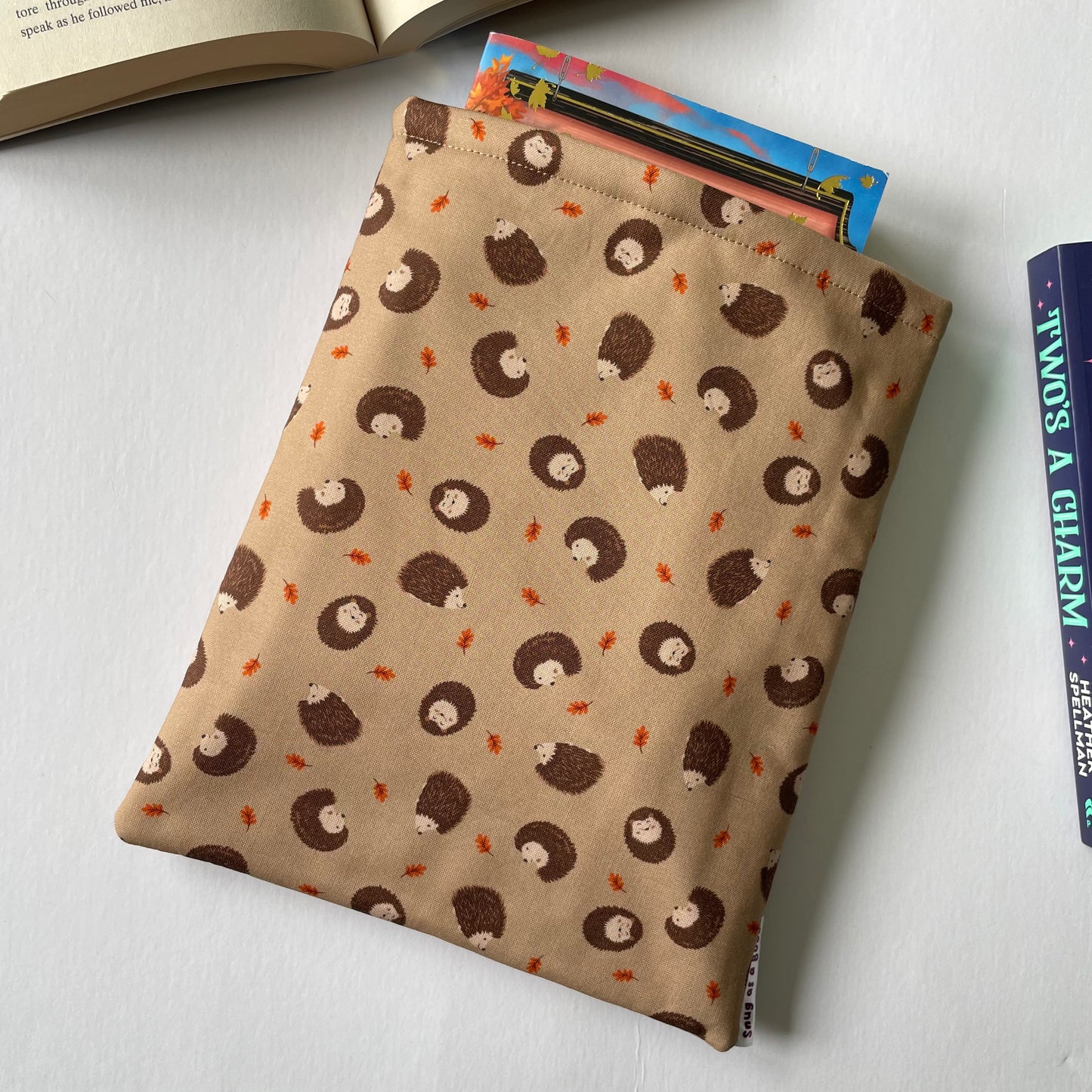 Hedgehog Book Sleeve