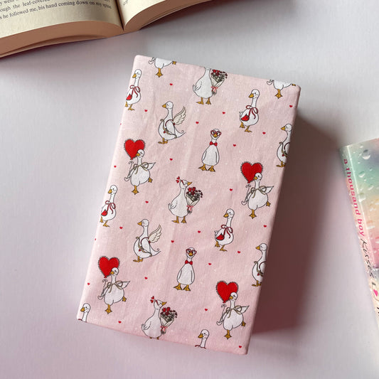 Romance Goose Fabric Dust Jacket