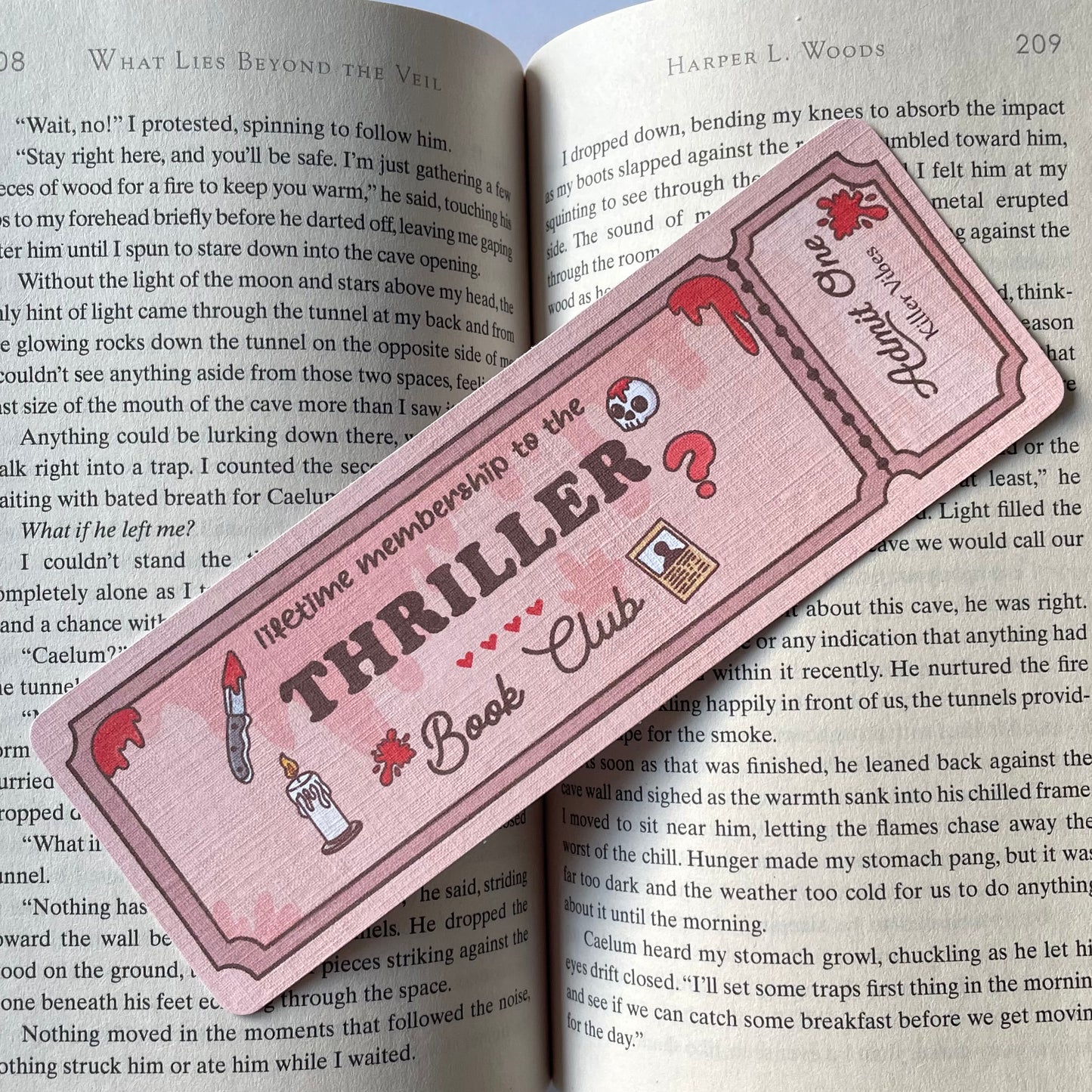 Thriller Bookmark