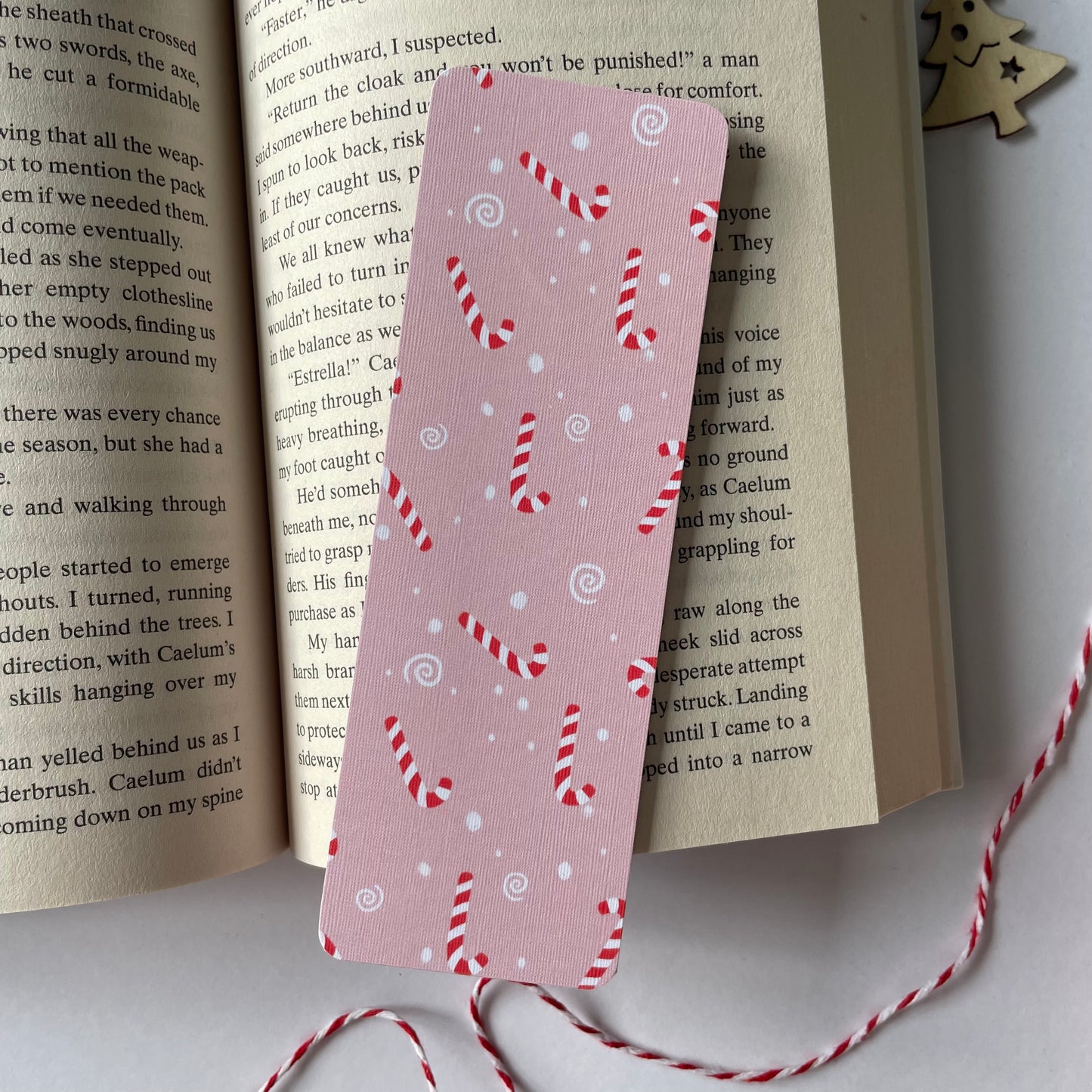 Candy Cane Bookmark
