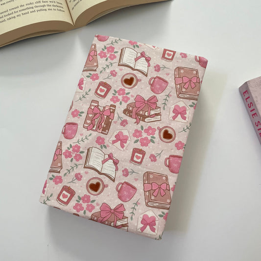 Books and Bows Fabric Dust Jacket