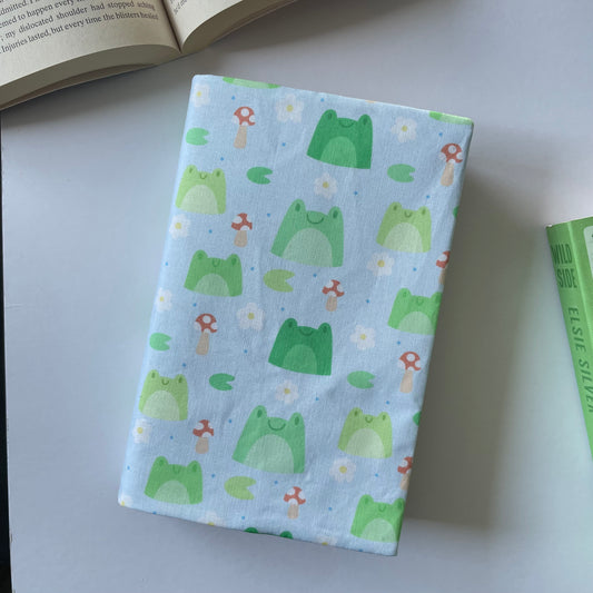 Frog Friends Fabric Dust Jacket