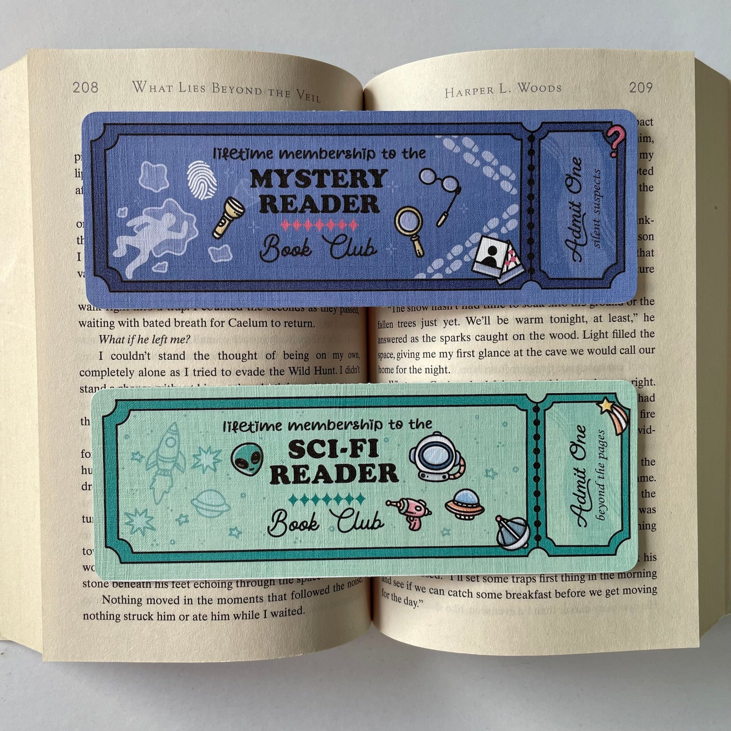 Genre Ticket Bookmark