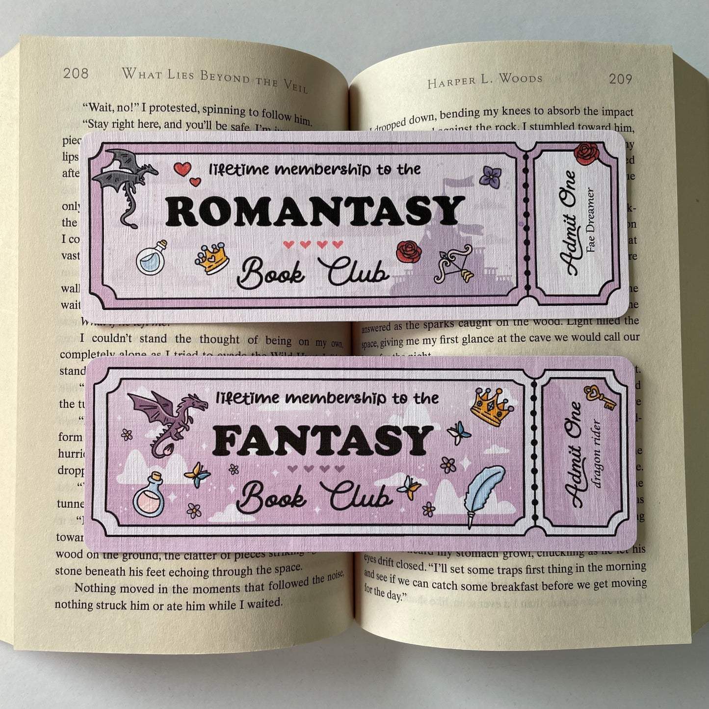 Genre Ticket Bookmark