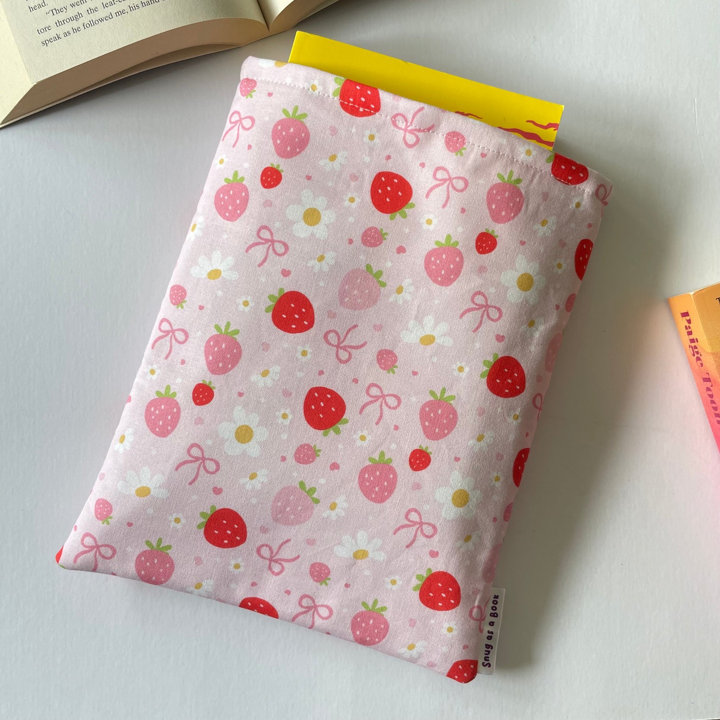 Strawberry Book Sleeve