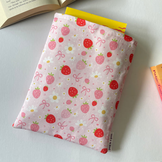 Strawberry Book Sleeve
