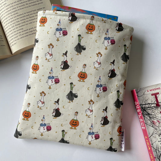 Halloween Goose Book Sleeve