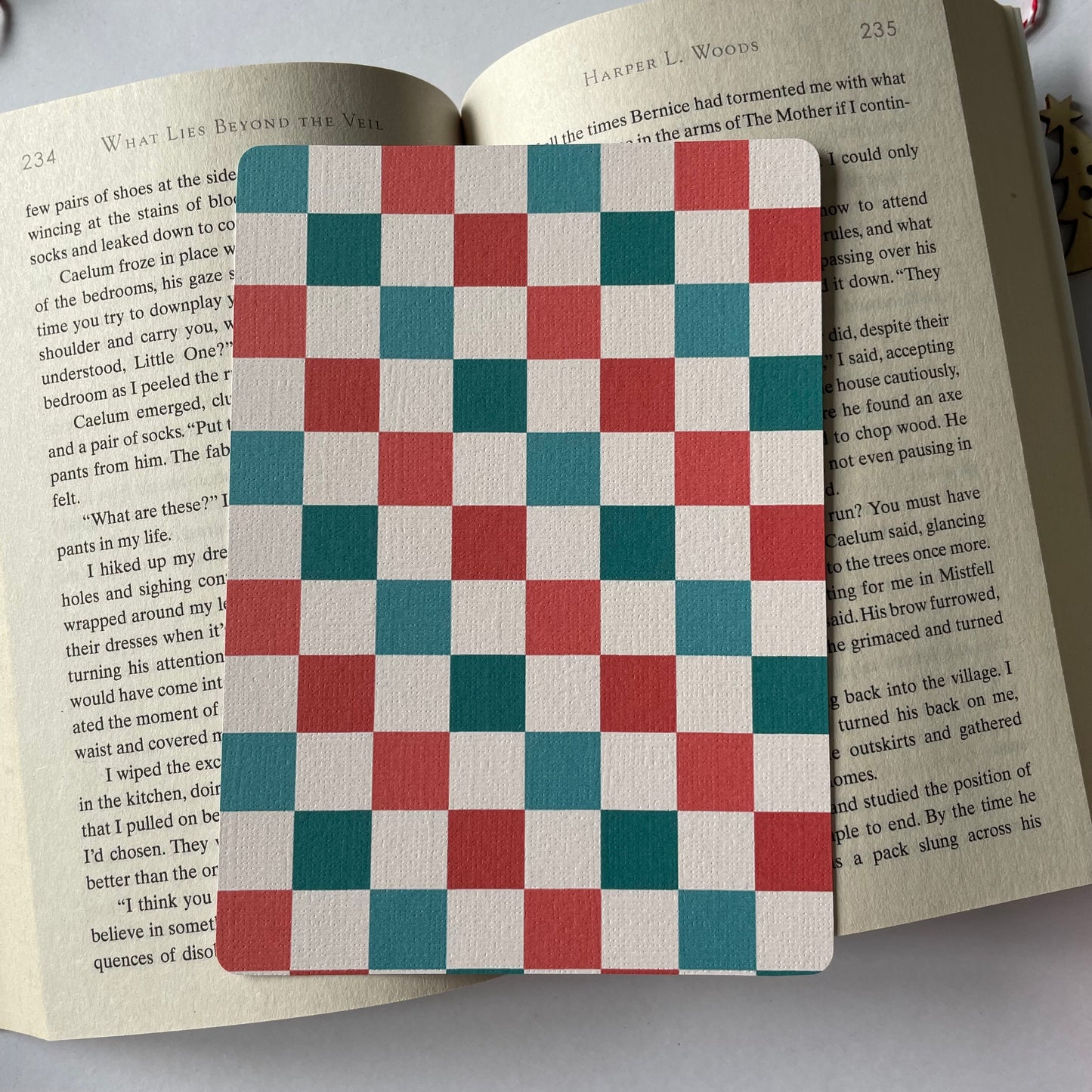 Christmas Check Kindle Paperwhite Insert