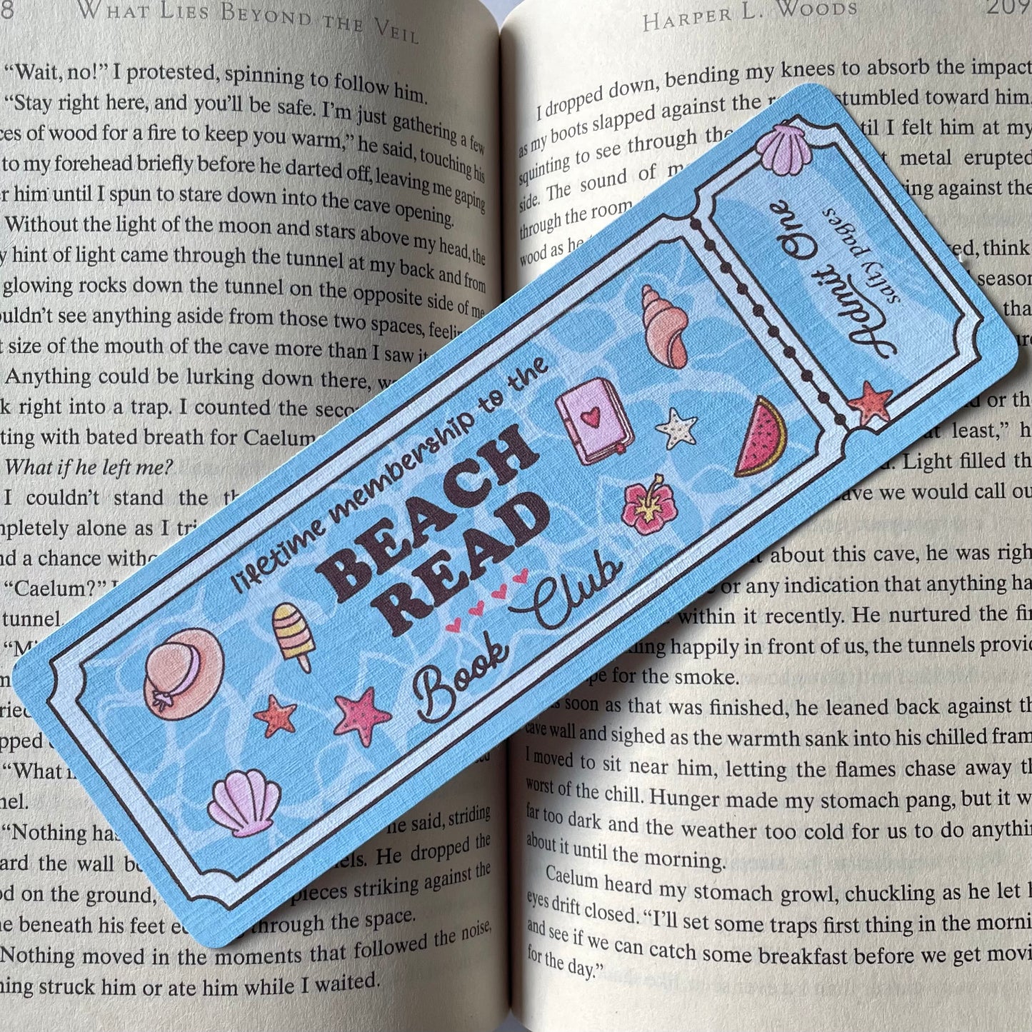 Beach Read Bookmark