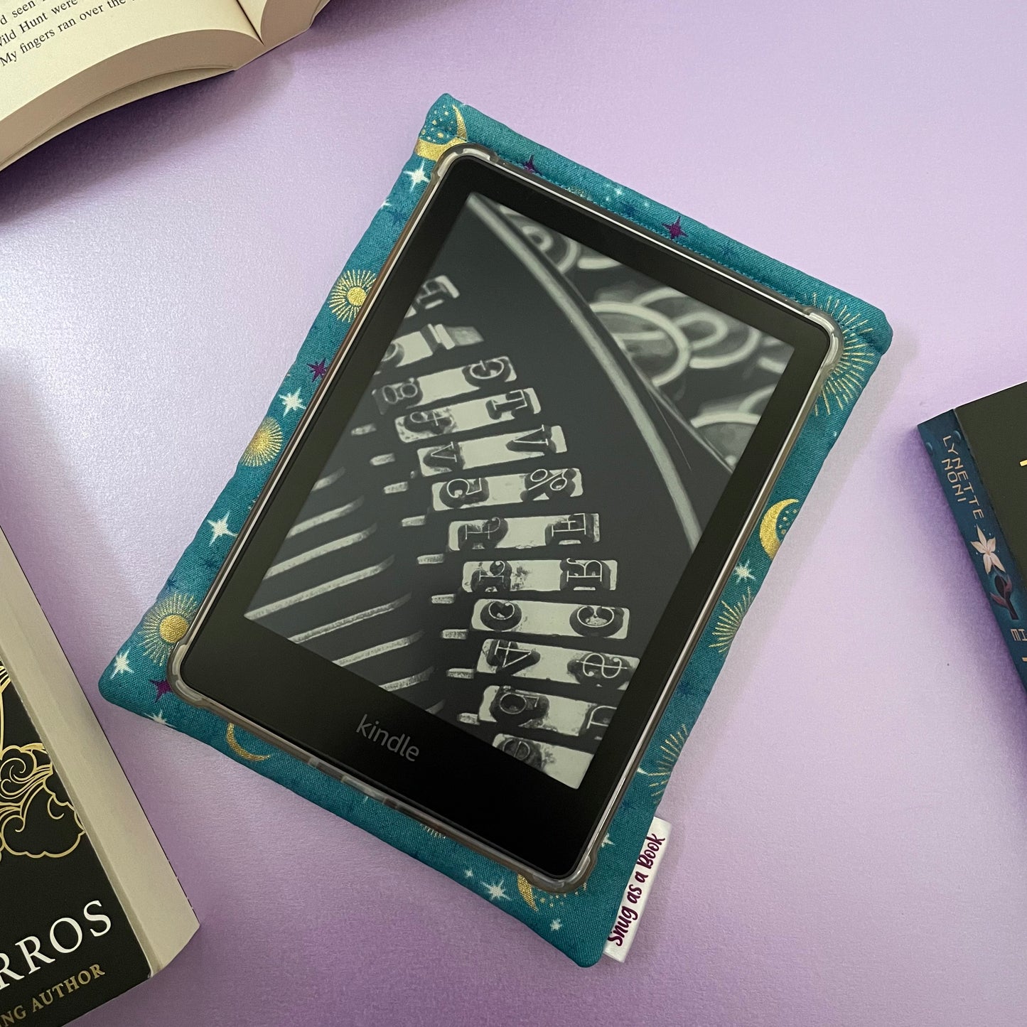 Blue Lunar Kindle Sleeve
