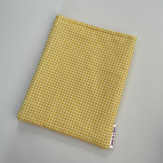 Yellow Gingham Kindle Sleeve