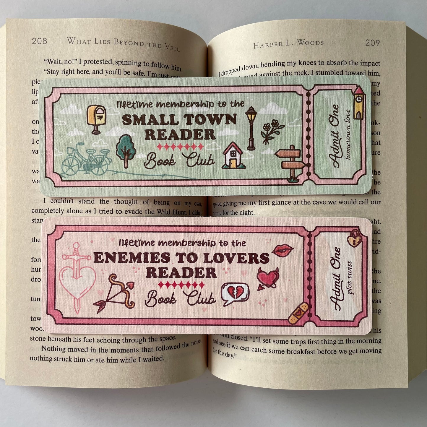 Genre Ticket Bookmark